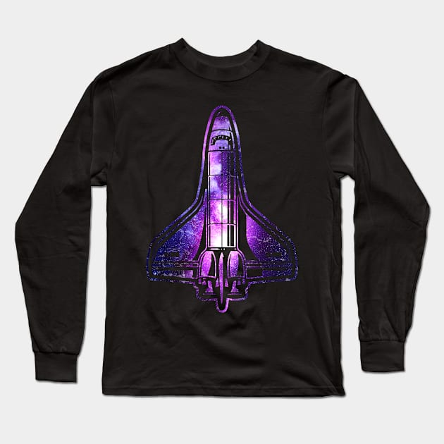 Space Shuttle Long Sleeve T-Shirt by Mila46